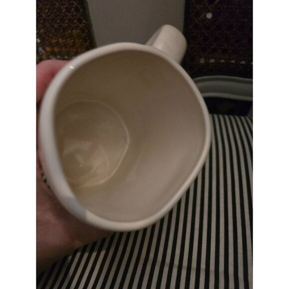 NWT Rae Dunn Halloween Boo Coffee Mug White Black Writing 2020 - Picture 10 of 11